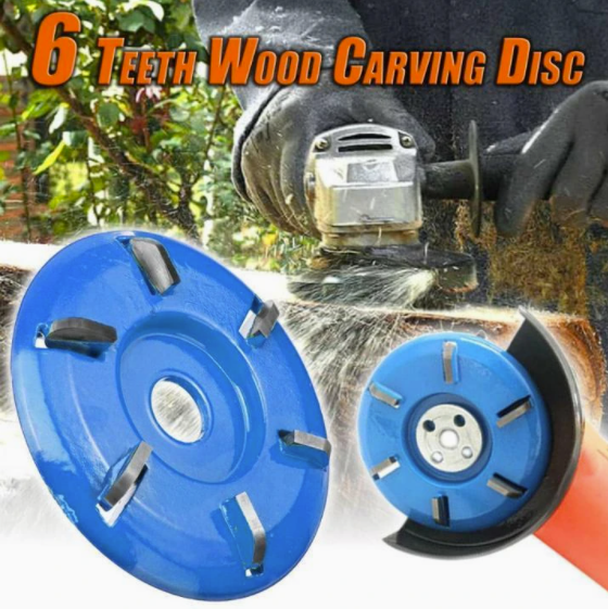 Multi-Tooth Wood Carving Disc