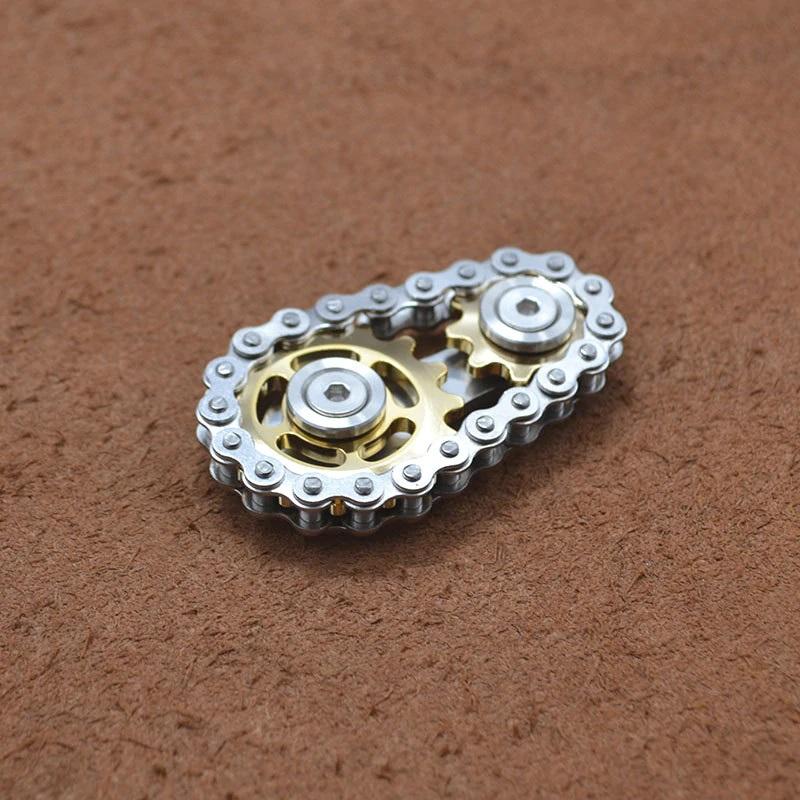 FlyWheel Sprocket Chain Fidget Spinner