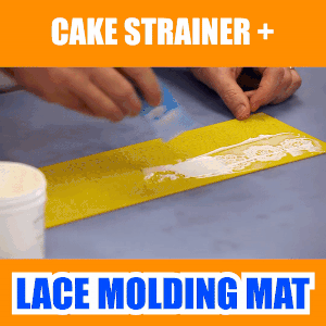 MixCake Silicone Mirror Glaze Cake Strainer