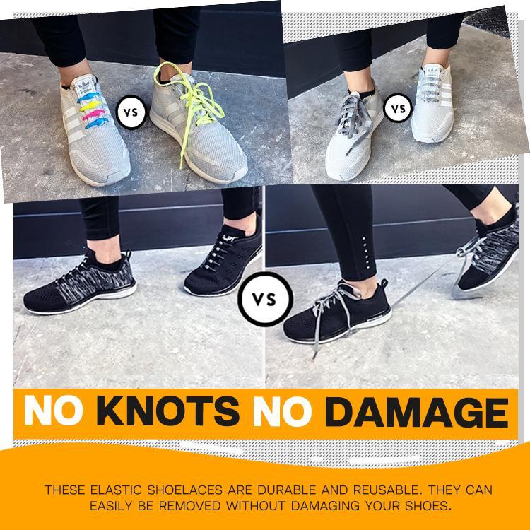 No Tie Round Elastic Shoelaces