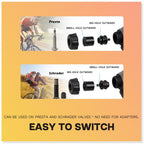 High-Pressure Bike Pump with Barometer