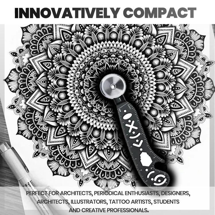 Multifunctional Magnetic Scale Drawing Tool