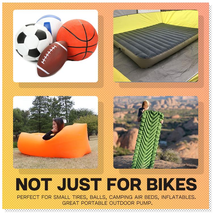 High-Pressure Bike Pump with Barometer