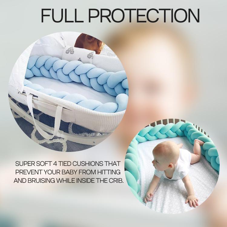 Braided Baby Crib Bumper