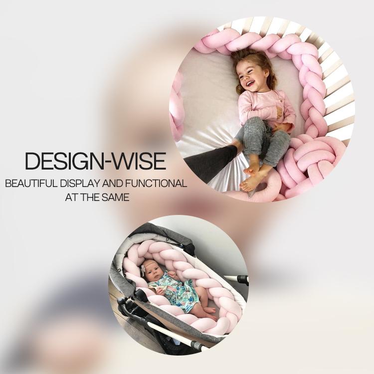 Braided Baby Crib Bumper