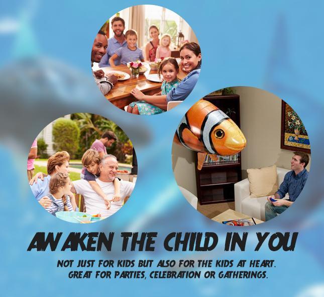 Inflatable Air Swimming Toy Fish