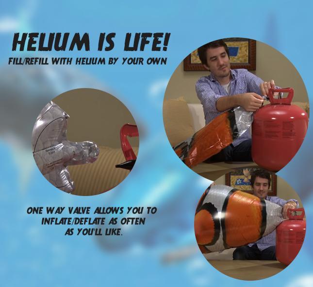 Inflatable Air Swimming Toy Fish