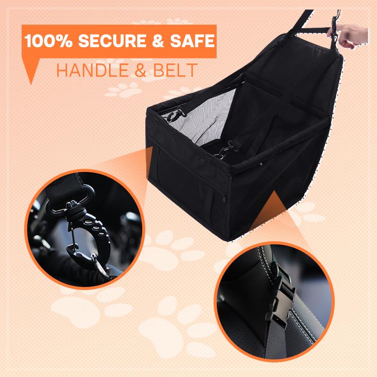 Dog Car Mesh Carrier Seat