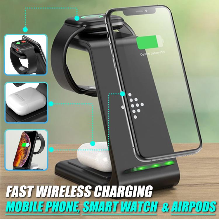 Wowwie 3 In 1 Fast Wireless Charger
