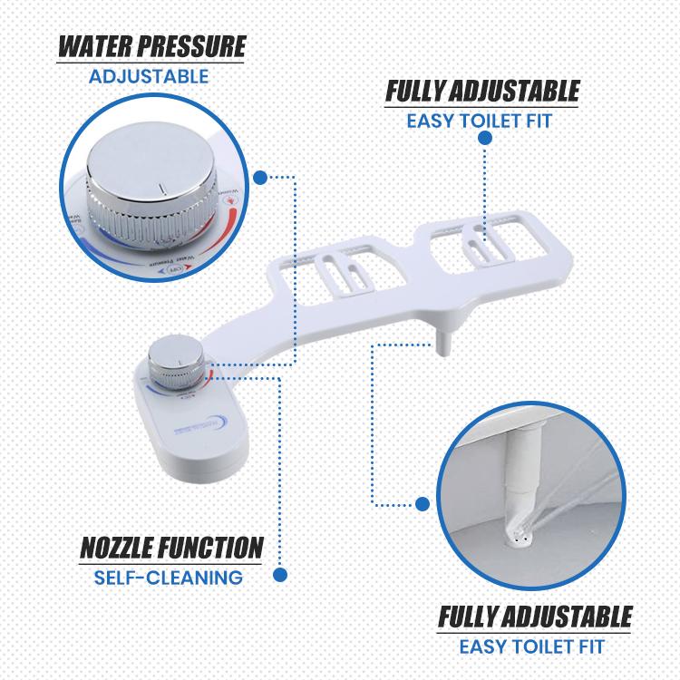 Peachy Non-Electric Toilet Bidet Attachment