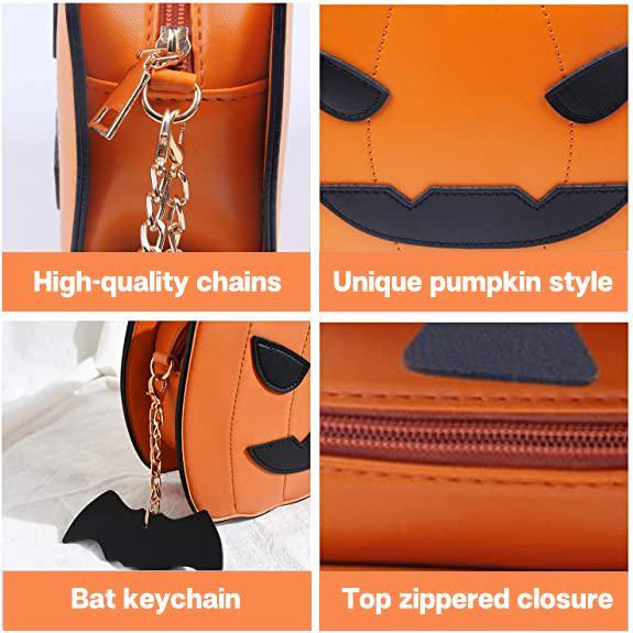 Halloween Pumpkin Handbag Sling Bag