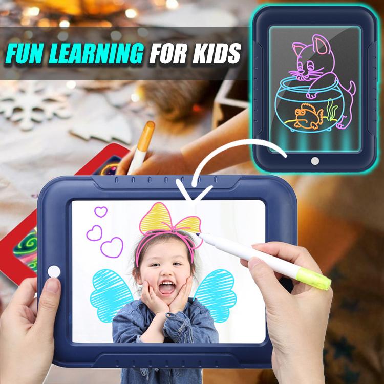 PIXXI 3D Glowing Neon Drawing Tablet