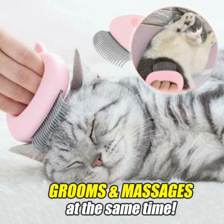 Pet Massager Grooming Shell Comb