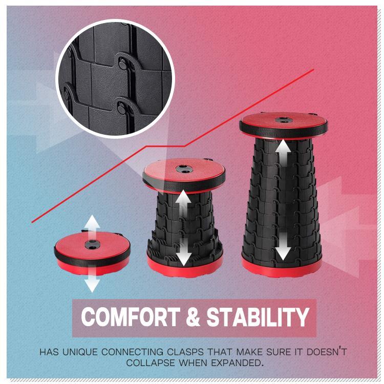 Retractable Outdoor Cylinder Disc Stool