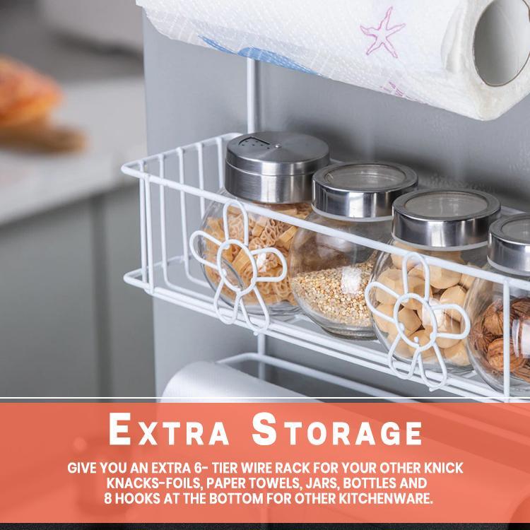 Refrigerator Side Wall Storage Rack