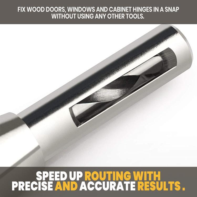 Self Centering Hinge Drill Bit