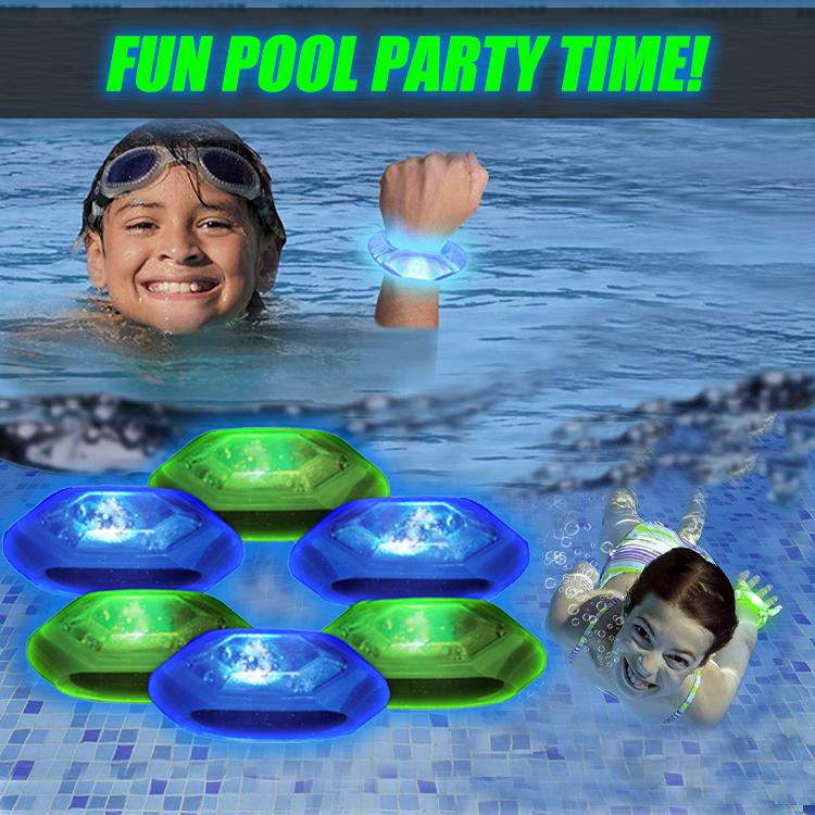 GLOSwim LED Pool Tag Bracelets