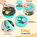 Interactive Track Ball Cat Feeder