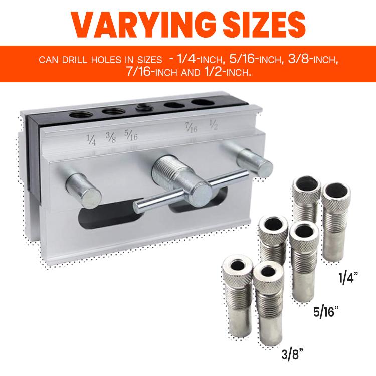 Wide Capacity Self Centering Doweling Jig