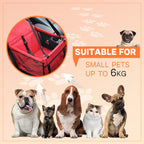 Dog Car Mesh Carrier Seat