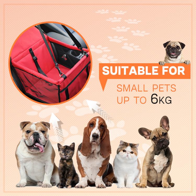 Dog Car Mesh Carrier Seat