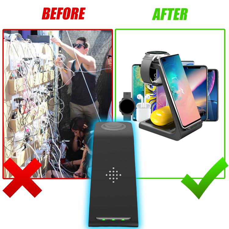 Wowwie 3 In 1 Fast Wireless Charger