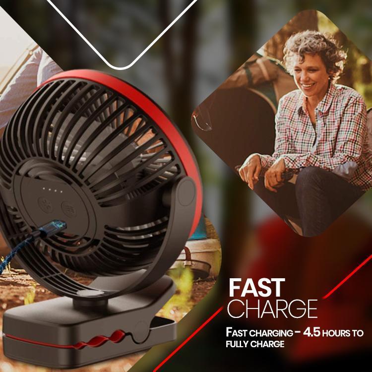 Clip-on Camping Fan™ LED Light