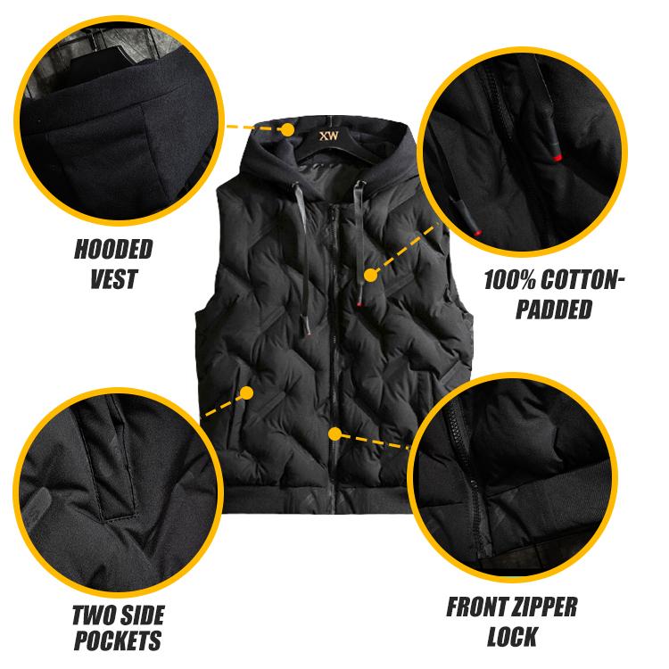 Sleekz Fall Winter Hooded Vest