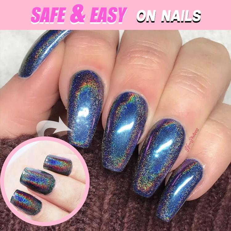 Holographic Laser Nail Polish