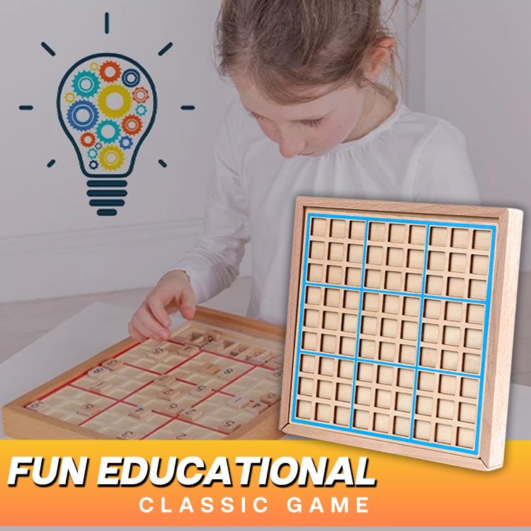 TableTop Wooden Sudoku Board Game