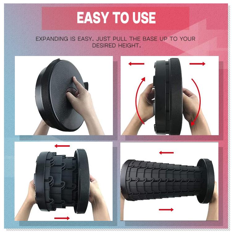 Retractable Outdoor Cylinder Disc Stool