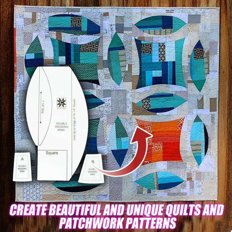 GCrafty Sewing and Quilting Cutter Rulers Set