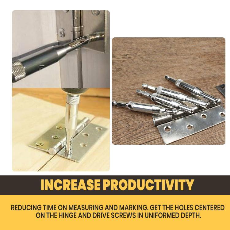 Self Centering Hinge Drill Bit