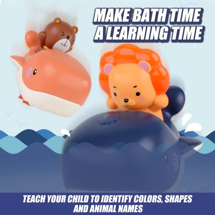 Cutesy Animal Clockwork Bath Toys