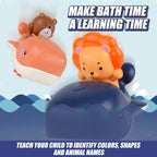 Cutesy Animal Clockwork Bath Toys
