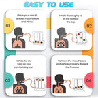 R8SP2Y Three-ball Meter Spirometry Breathing Exerciser