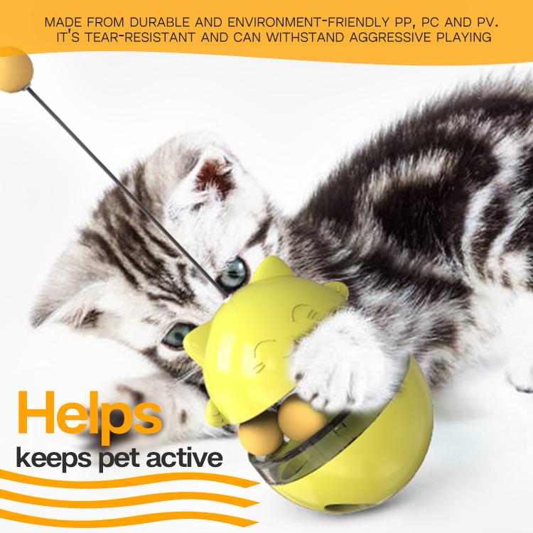 Interactive Track Ball Cat Feeder