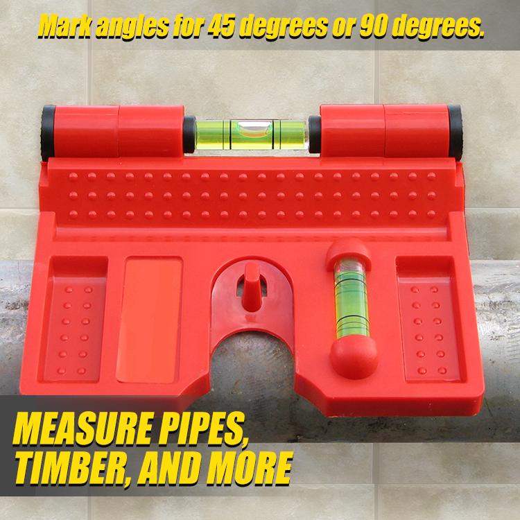 Side-Q Folding Magnetic Pipeline Angle Ruler