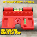 Side-Q Folding Magnetic Pipeline Angle Ruler