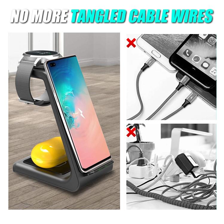 Wowwie 3 In 1 Fast Wireless Charger