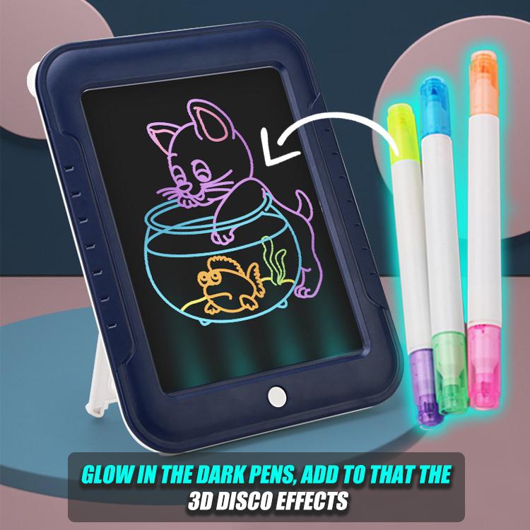 PIXXI 3D Glowing Neon Drawing Tablet