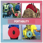 Retractable Outdoor Cylinder Disc Stool