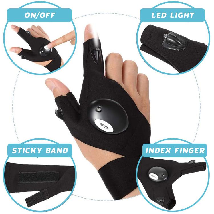 GloveOn Outdoor LED Flashlight Glove