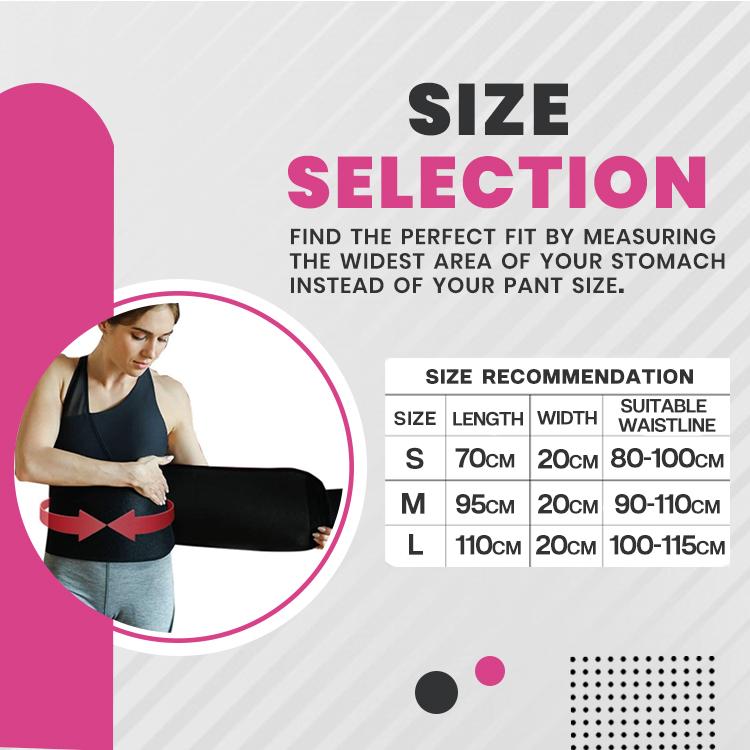 Flexible Workout Sweat Belt