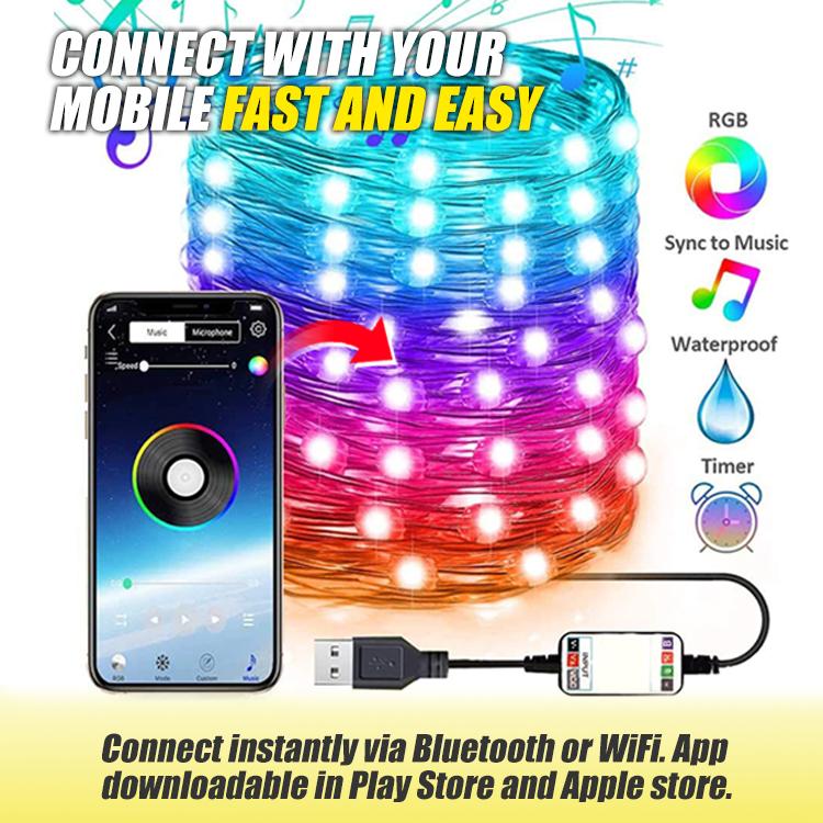 APPfx Customizable App Controlled Smart Christmas Lights