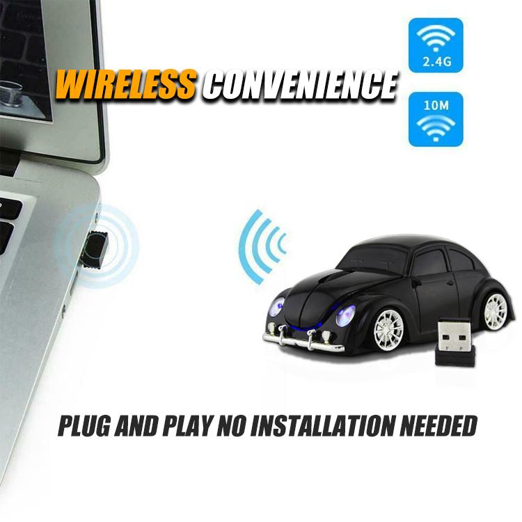 MicePlay 3D Classic Car Wireless Optical Mouse