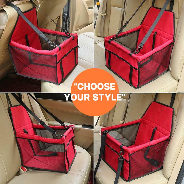 Dog Car Mesh Carrier Seat