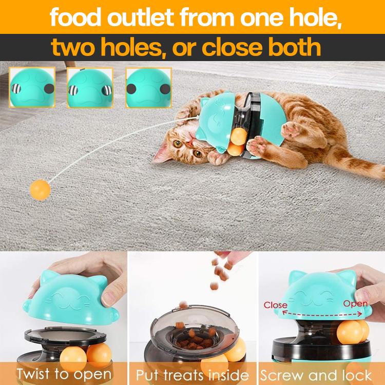 Interactive Track Ball Cat Feeder