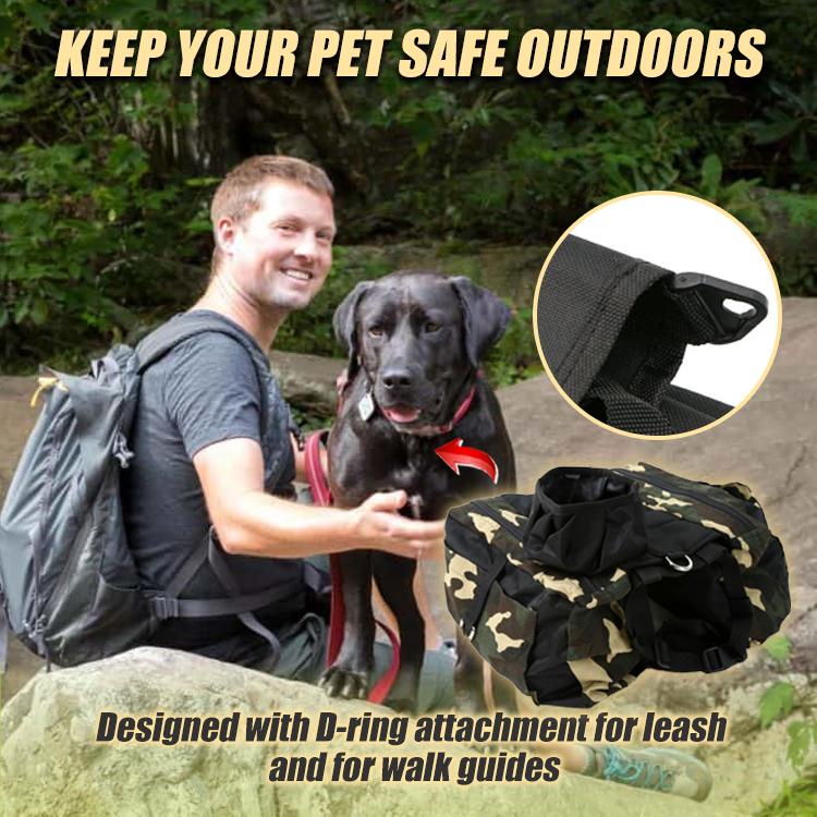 PoshPaws Dog Saddle Backpack Bag