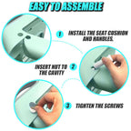 Blue Jazz Potty Training Seat With Step Stool